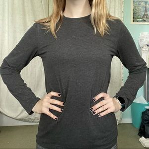 Apt. 9 Gray long sleeve shirt